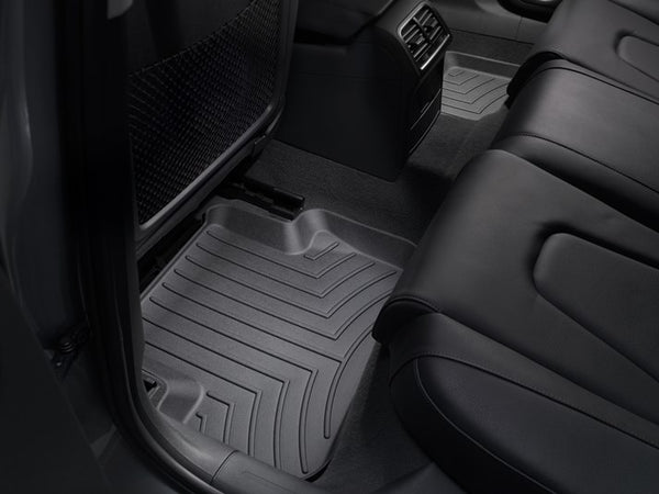 WeatherTech - 2009 - 2012 Audi A4/S4/RS4 Black 2nd Row FloorLiner